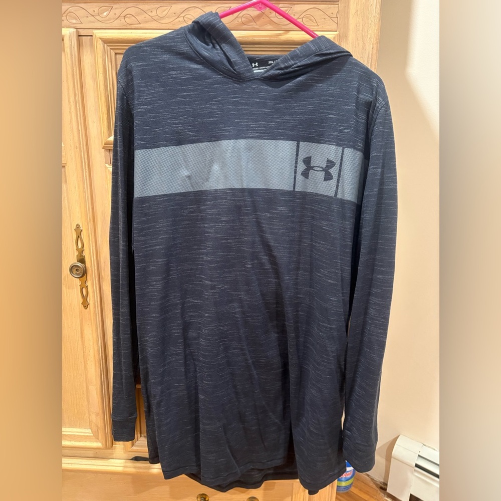 Under Armour Charcoal Athletic light weight Hoodie